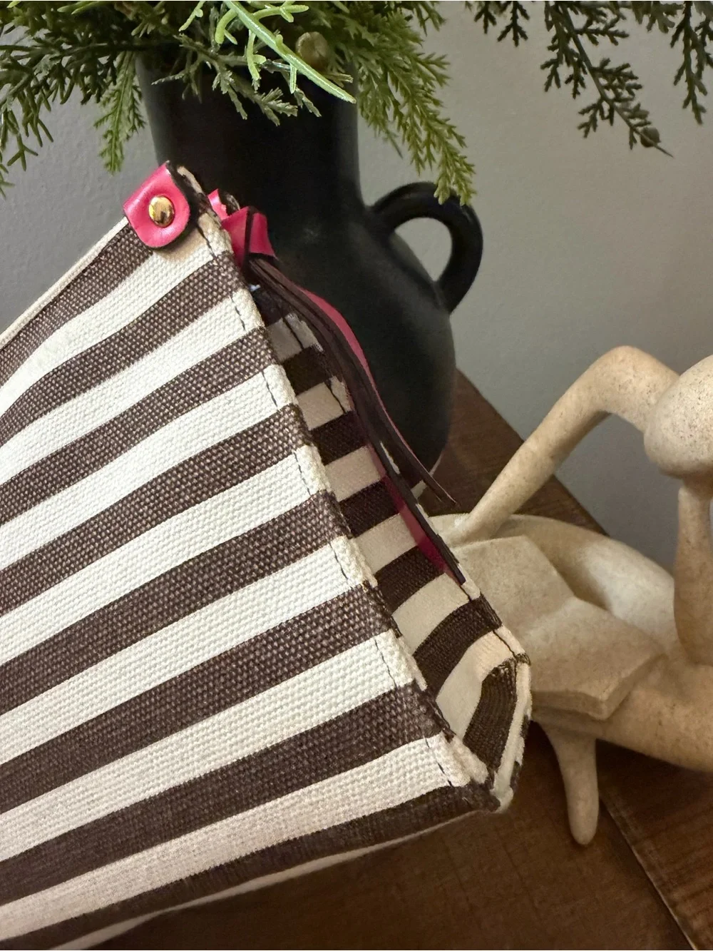 Henri Bendel Canvas Cosmetic Case